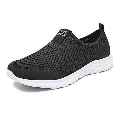 YRZL Men's Breathable Mesh Sneakers - Lightweight & Non-Slip