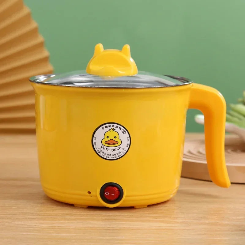 1.8L 220V mini multifunctional student dormitory electric hot pot electric cooking noodles home small pot Stainless steel liner-World Bazaar Life