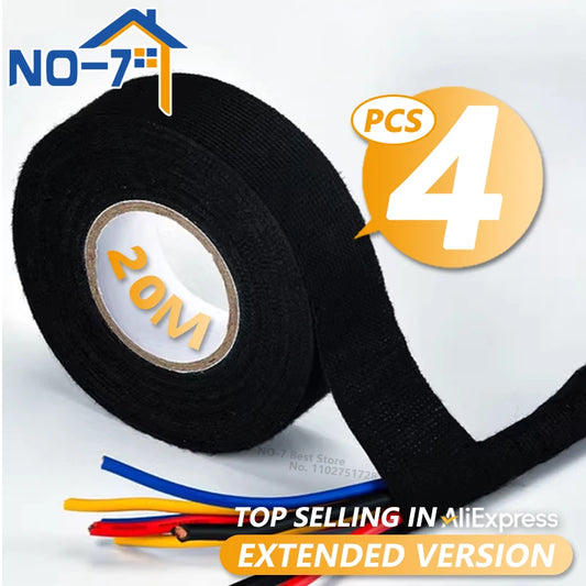 Heat Resistant Electrical Fabric Tape for Automotive Wiring - World Bazaar Life