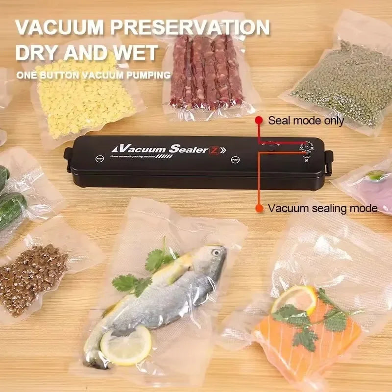 Xiaomi Electric Vacuum Sealer Food Sealer Machine Foods Fresh Storage Vacuum Sealer Machine Plastic Bags Sealer For Storage Food - World Bazaar Life
