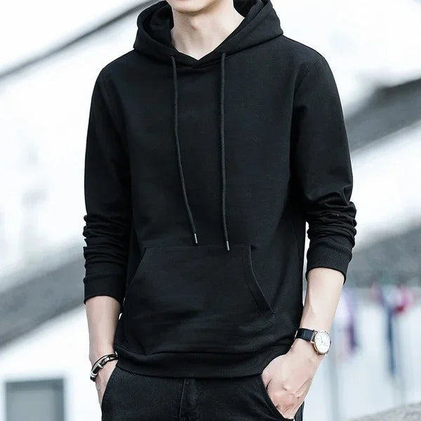 Hoodies 2024 New Men Harajuku Hooded Sweatshirts Casual All-match Pullover Streetwear Sweater Fashion Clothing Sweatshirt Hoodie