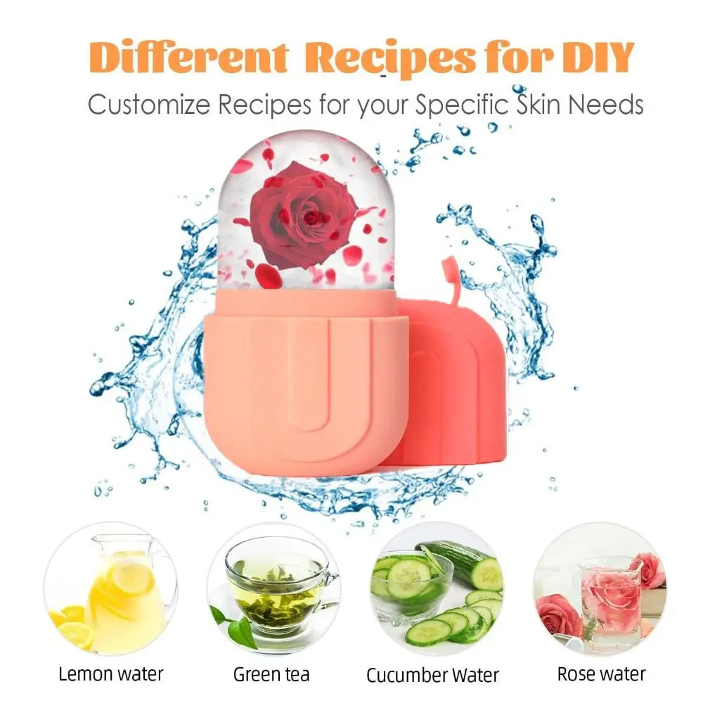 Ice Roller for Face – Reusable Silicone Facial Massager-World Bazaar Life
