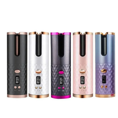Portable Smart Hair Curler – Wireless Auto Styler for Travel