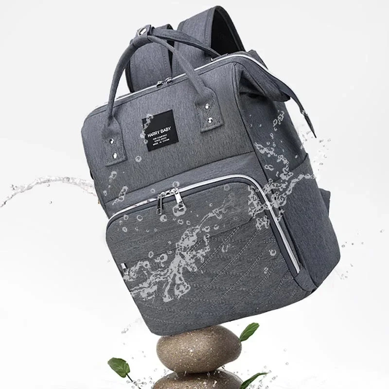 Mommy Diaper Bags Baby Stroller Hanging Bag Mother Large Capacity Nappy Backpacks with Changing Mat Convenient Baby Nursing Bags-World Bazaar Life