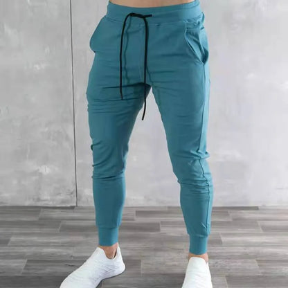 Muscle Fitness Brothers New Summer Trend Casual Sports Pants Outdoor Running Breathable Lightweight Small Foot Pants - World Bazaar Life