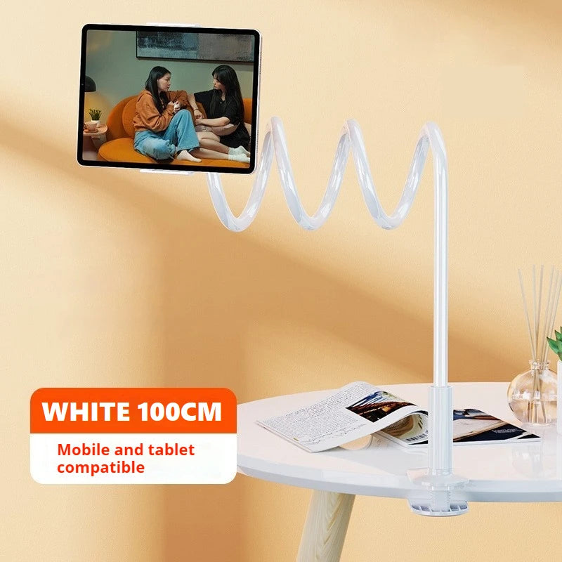 Tablet Stand for Desk Clip Rotating Lazy Flexible Gooseneck Clamp Universal Long Arm Mount for Ipad Bed Desk Mobile Phone Holder - World Bazaar Life