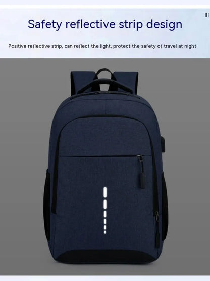 Mens BackPack Large Capacity Simple Fashion Travel Female Student Computer Bag - World Bazaar Life
