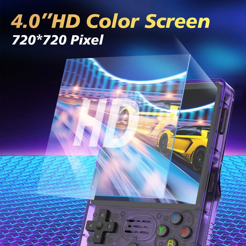 Big Screen BOYHOM R36PLUS Handheld Game Console 4.0inch 10000+ Games PK R36S Portable Pocket Video Player Kids Gift Arkos System