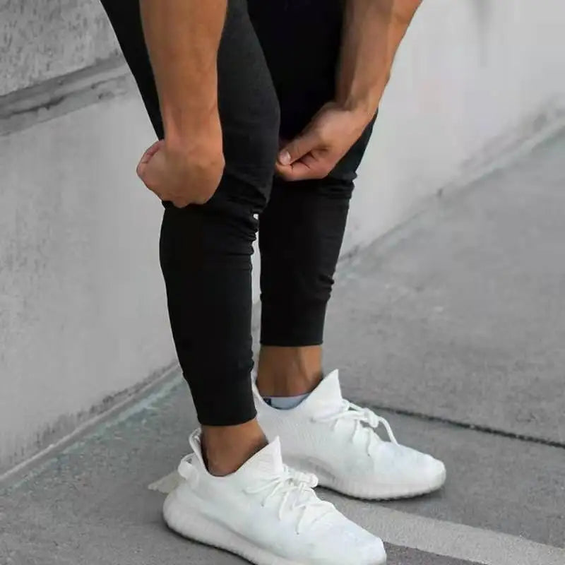 Muscle Fitness Brothers New Summer Trend Casual Sports Pants Outdoor Running Breathable Lightweight Small Foot Pants - World Bazaar Life