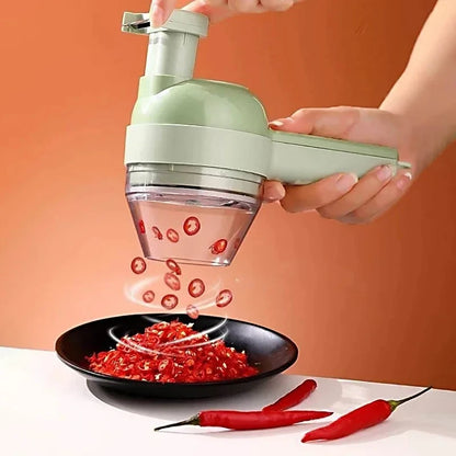Portable Multifuction Electric Vegetable Chopper  Rechargeable Handheld Cordless Food Processor for Meat Garlic Pepper Onion