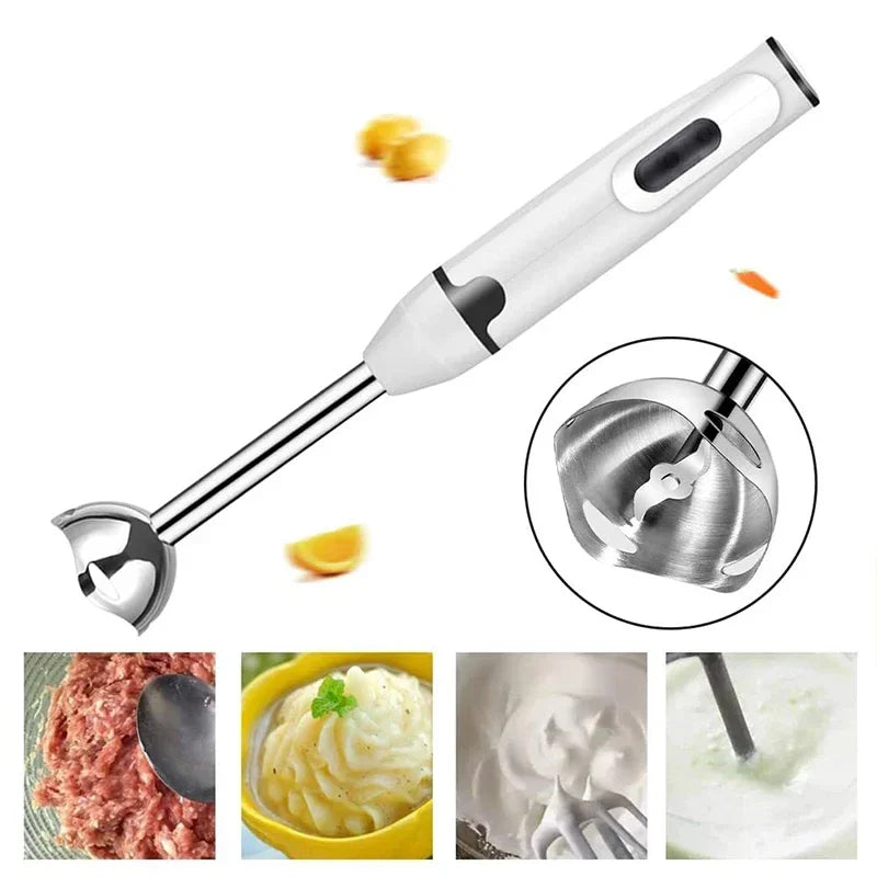Immersion Hand Stick Blender Electric Food Vegetable Grinder Handheld Stick Mixer for Smoothies Sauces Baby Food Soups-World Bazaar Life