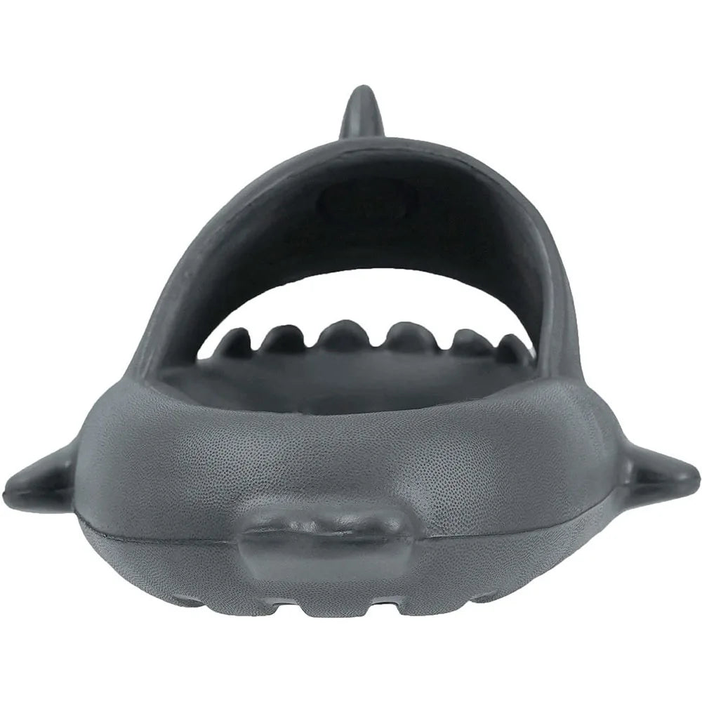 SmilePoP Shark Slides Summer Cute Cartoon Shark Slippers for Women Men Non-Slip Open Toe Sole Sandals Casual Unisex Beach Shoes