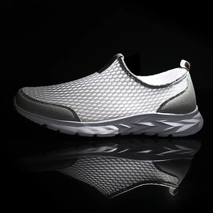 YRZL Men's Breathable Mesh Sneakers - Lightweight & Non-Slip