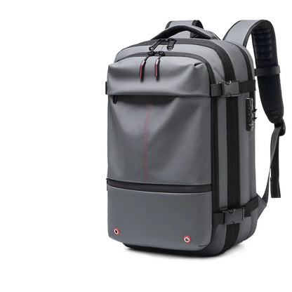 Travel Men 17 inch Laptop Backpack vacuum compression Backpack Business Large Capacity school Backpack expand outdoor backpack - World Bazaar Life