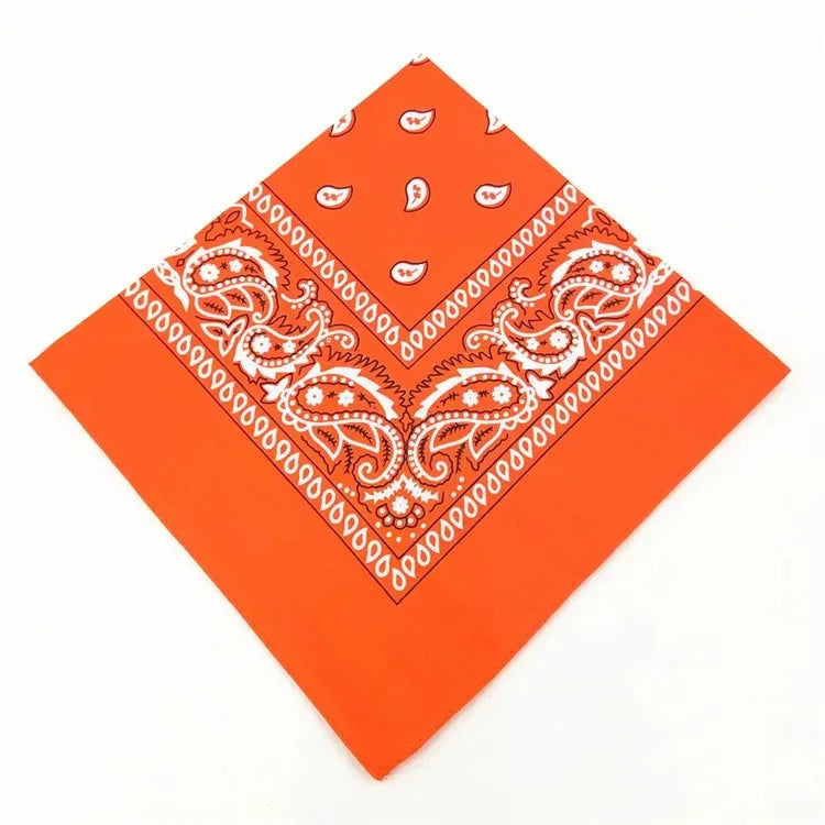 Unisex Men Women Bandana Hairband Cowboy Mens Biker Sports Headwear Wrist Hairwrap Single Sided Head Wrap Scarf Paisley - World Bazaar Life