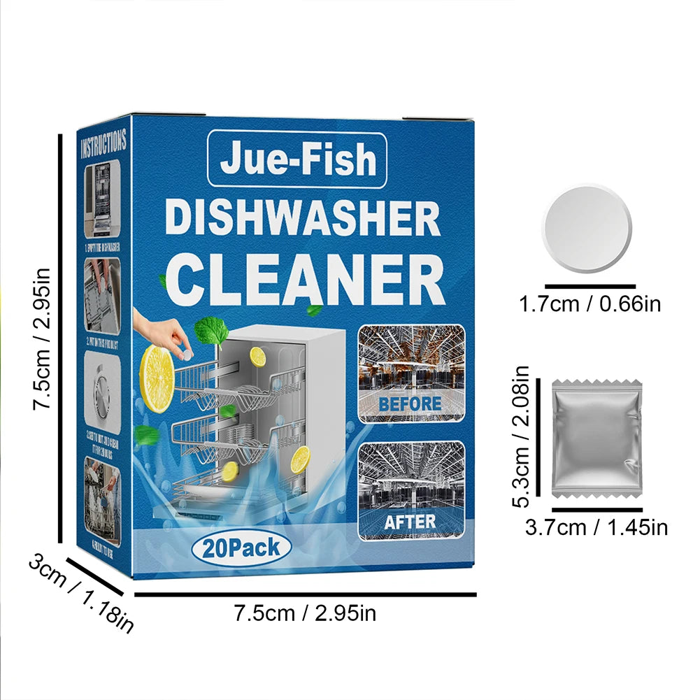 Dishwasher Cleaner Tablets – Limescale & Odor Remover