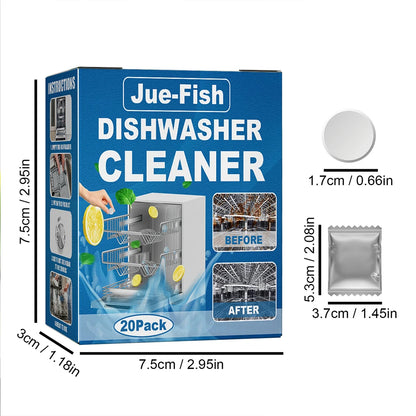 Dishwasher Cleaner Tablets – Limescale & Odor Remover