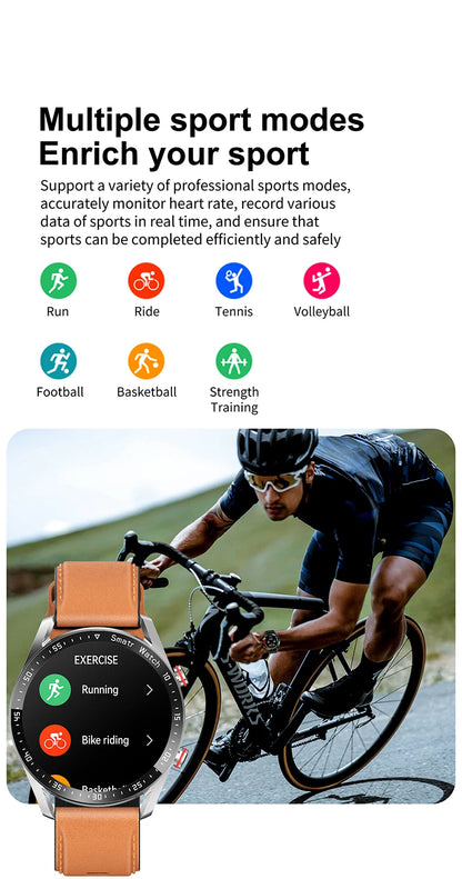 New 2023 ECG+PPG Smart Watch Bluetooth Call Music player Man Watch Sports Waterproof Luxury Smartwatch For Android ios