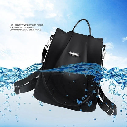 New Women's Multifunction Backpack Casual Solid Color School Bag For Girls Fashion Detachable Strap Travel Shoulder Bag - World Bazaar Life