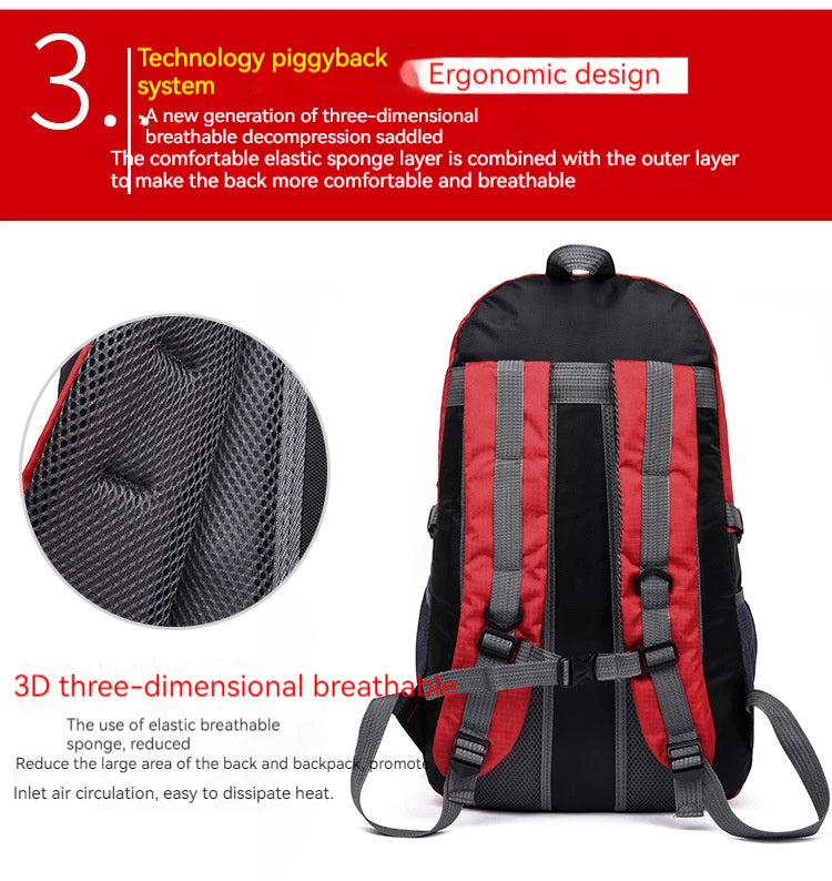 Outdoor Travel Backpack Big Capacity Fashion Travel Backpacks Men Climbing Travel Backpack Classic Sport Travel Backpacks - World Bazaar Life