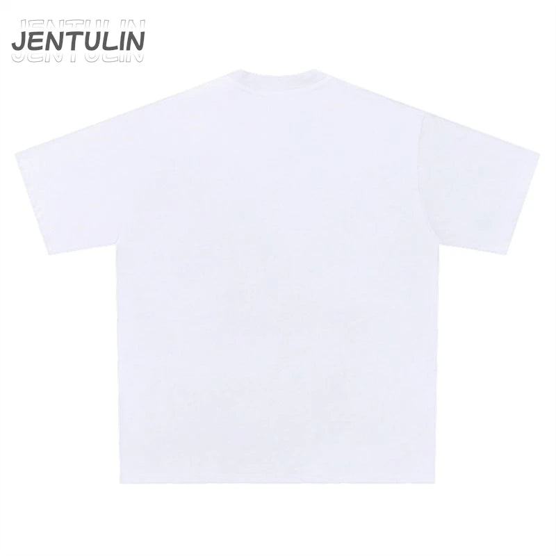 Vintage Gothic Oversized Men T-shirt Harajuku Hip Hop Tops Aesthetic Car Graphic Print Y2k Clothes Streetwear Fashion Korean Tee-World Bazaar Life