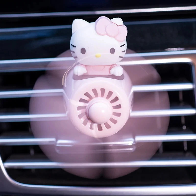 Sanrio Accesiories Hello Kitty Car Small Plane Fragrance Car Decoration Accessories Kawaii Outlet Air Freshener New Hot Sale-World Bazaar Life