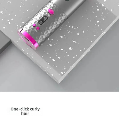 Portable Smart Hair Curler – Wireless Auto Styler for Travel