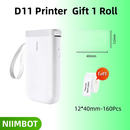 Quality product NIIMBOT D11 Thermal Label Maker Machine Portable , No Ink Wireless Technology for Office Home