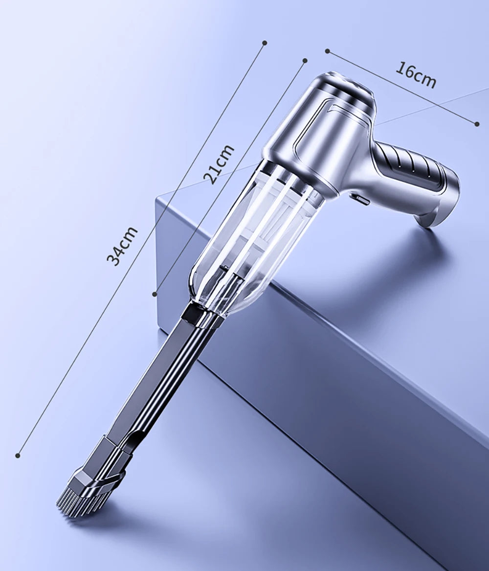 Car Vacuum Cleaner Strong Suction Cleaning Mini Machine Wireless Portable Handhled Blower Machine Air Duster for Home Appliances - World Bazaar Life