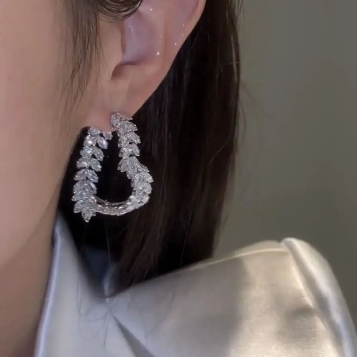 Luxury Zircon Heart Earrings for Women – Wedding & Party Jewelry - World Bazaar Life