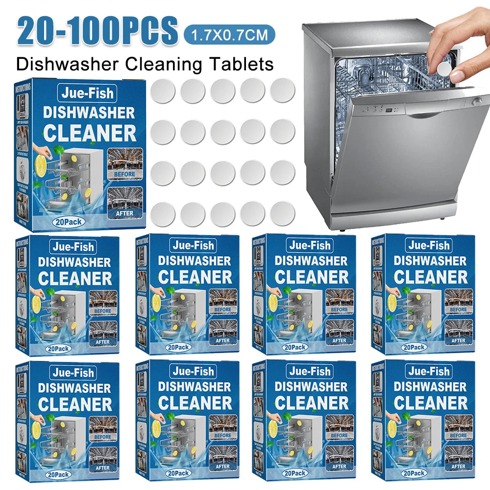 Dishwasher Cleaner Tablets – Limescale & Odor Remover