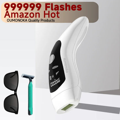 IPL Hair Removal Device 999999 Flashes  Permanent Epilator Body Treament Home Use for Women Men Facial Shaver Cutting Machine