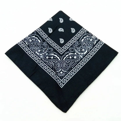 Unisex Men Women Bandana Hairband Cowboy Mens Biker Sports Headwear Wrist Hairwrap Single Sided Head Wrap Scarf Paisley - World Bazaar Life