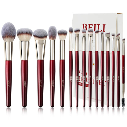 BEILI 9/15/30Pcs Pro Makeup Brushes Suitable for Foundation Powder Concealer Eyeshadow Eyebrow Eyelashes Eyeliner Brush Set-World Bazaar Life