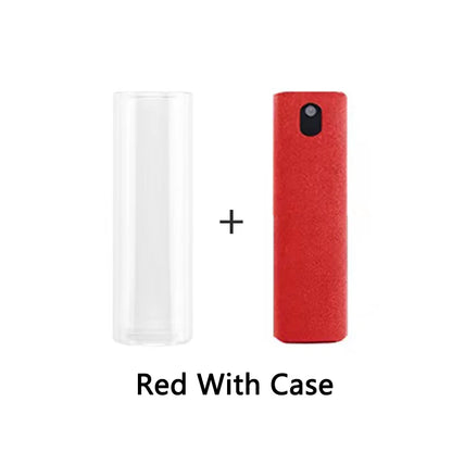2In1 Mobile Phone Screen Cleaner Spray Bottle Set Computer PC Microfiber Cloth Wipe for iPhone iPad Macbook Screen Cleaning Tool