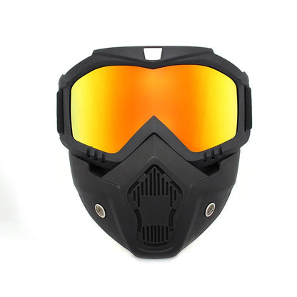 Bicycle helmet Full Face Anti-fog Mask Helmet Airsoft Full Head Gear Paintball Mask with Mouth Filter Safety Goggle Hunting Gear