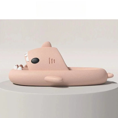 2024 Fashion Couple Shark Slippers Women Home Bedroom Comfortable Slides Men Cool Beach Funny Sandals Couple Non-slip Flat Shoes