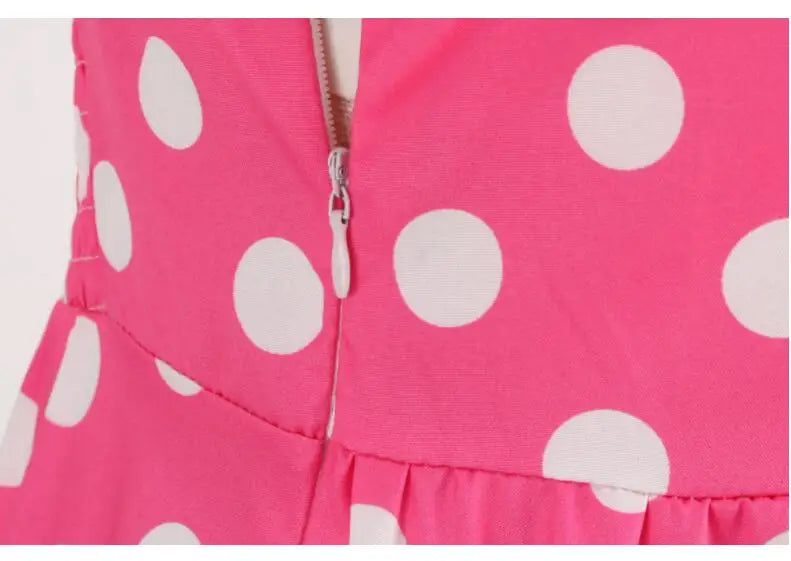 Retro Pink Plaid Summer Dress – Free Shipping - World Bazaar Life
