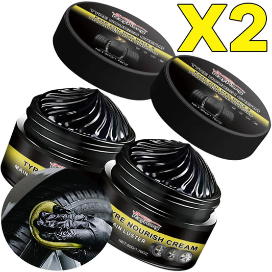 Car Tyre Retreading Wax Long-lasting Protection Against Dirt Tyre Aging Dust Polishing Wheel Brightening Cream Car Cleaner - World Bazaar Life