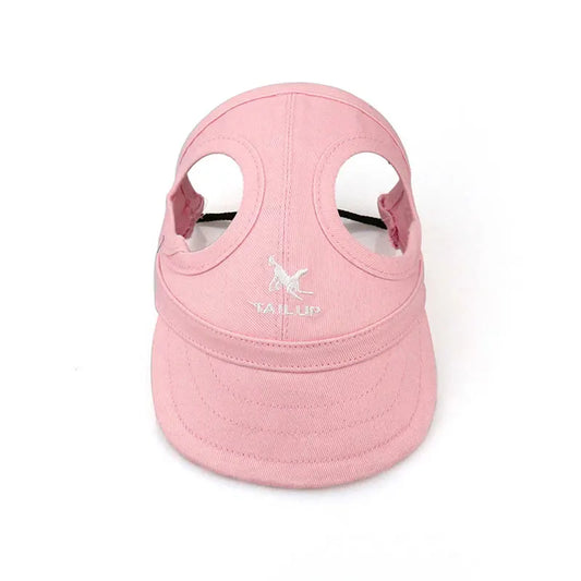 Dog Hats Dog Baseball Caps Pet Supplies Outdoor Sun-proof Wear-resistant Dog Sun Hats Universal Cute Peaked Cap with Ear Hole-World Bazaar Life