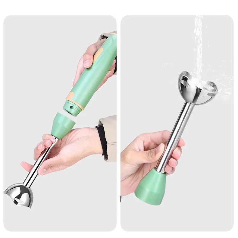 Immersion Hand Stick Blender Electric Food Vegetable Grinder Handheld Stick Mixer for Smoothies Sauces Baby Food Soups-World Bazaar Life