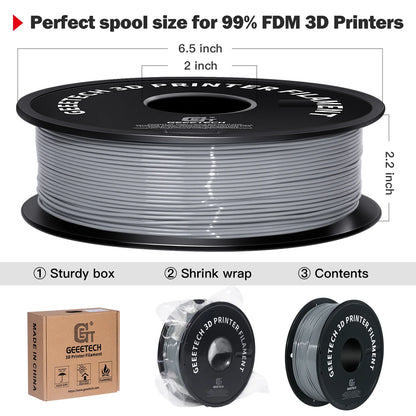 GEEETECH 1KG 1.75mm TPU Filament Flexible material for 3D Printers overseas warehouse fast shipping - World Bazaar Life