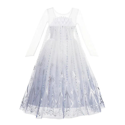 Frozen 2 Elsa Princess Dress for Girls – Snow Queen Outfit-World Bazaar Life