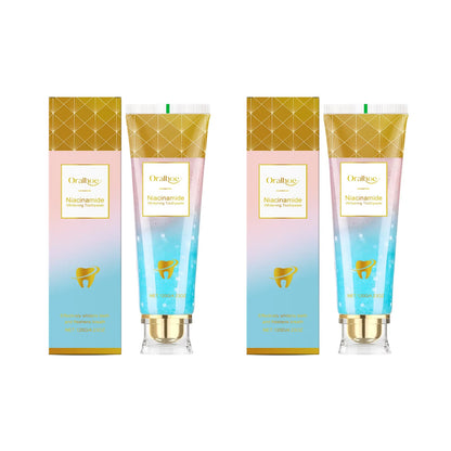 Niacinamide Whitening Toothpaste Remove Yellow Teeth Smoke Stains Improve Oral Smell Breath Fresh Tooth Bleaching Care Product