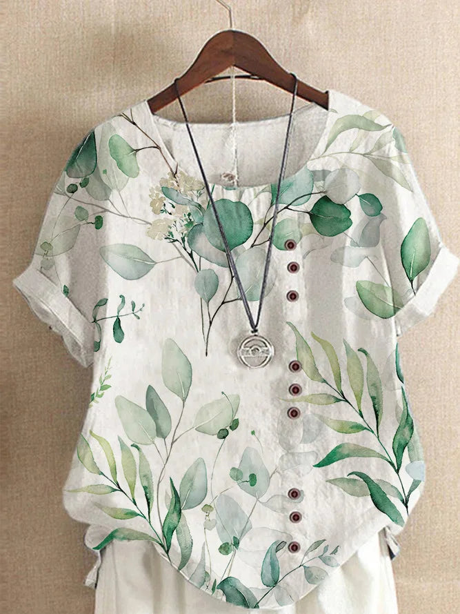 Summer Short Sleeve T-shirts Woman Camisetas Fashion Tops Tee Print Loose Tshirt Ladies Casual Blusas T Shirt Women Clothes-World Bazaar Life