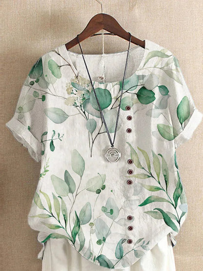 Summer Short Sleeve T-shirts Woman Camisetas Fashion Tops Tee Print Loose Tshirt Ladies Casual Blusas T Shirt Women Clothes-World Bazaar Life