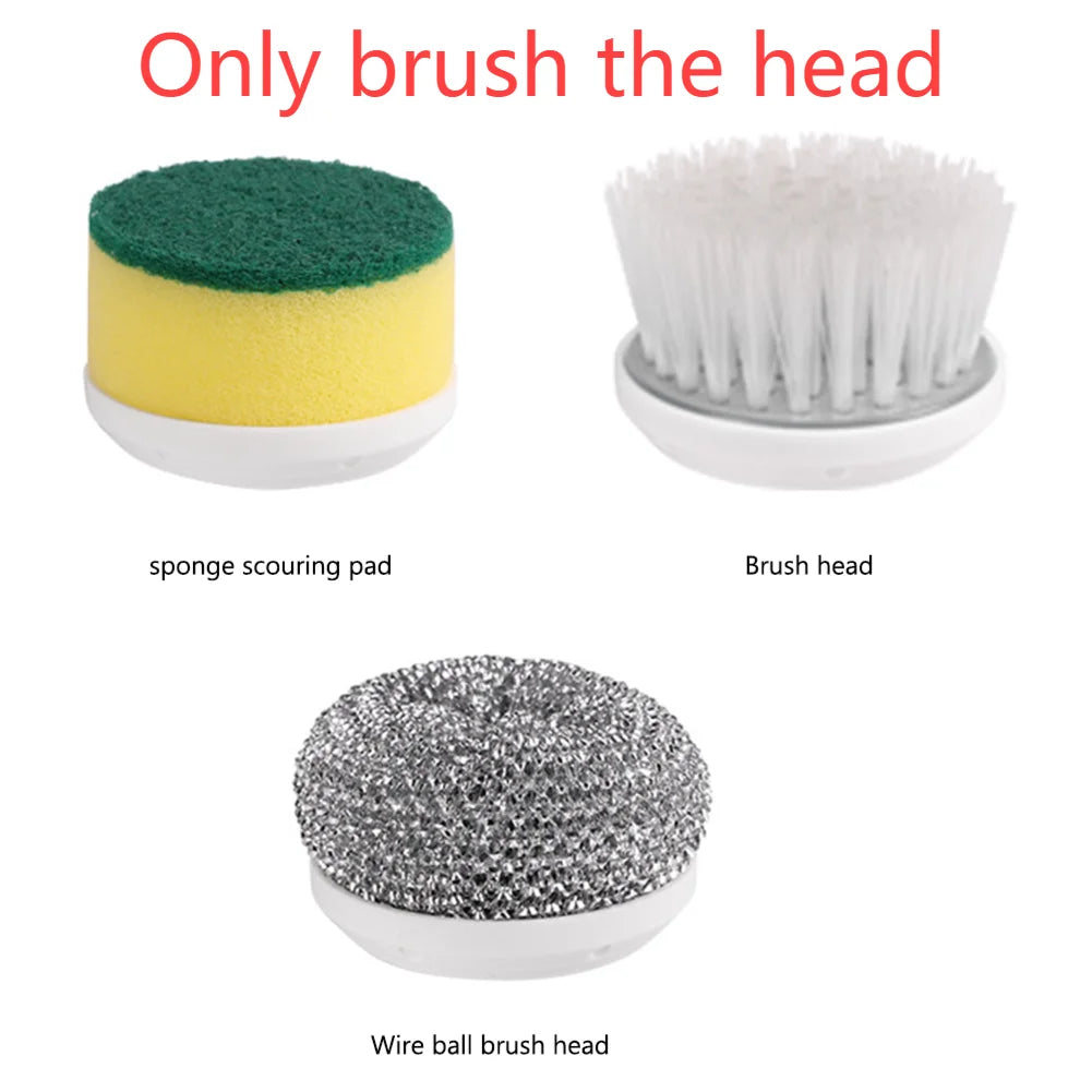 New Wireless Electric Cleaning Brush 5 in 1 Housework Kitchen Dishwashing Brush Bathtub Tile Professional Cleaning Brush