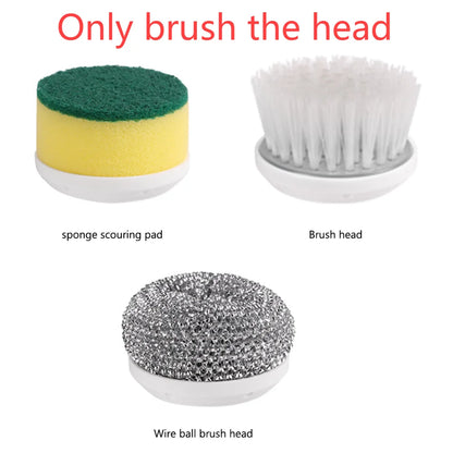 New Wireless Electric Cleaning Brush 5 in 1 Housework Kitchen Dishwashing Brush Bathtub Tile Professional Cleaning Brush