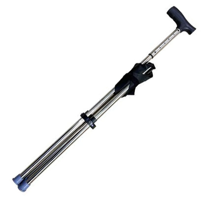 Foldable Cane Seat – Portable Stool & Walking Stick, Non-Slip Handle