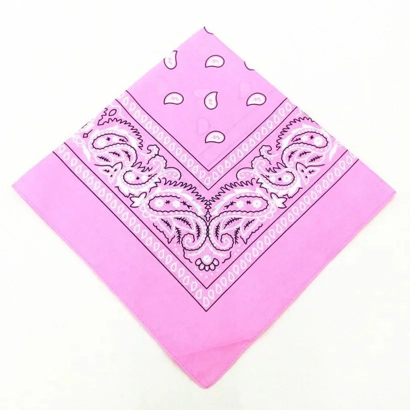 Unisex Men Women Bandana Hairband Cowboy Mens Biker Sports Headwear Wrist Hairwrap Single Sided Head Wrap Scarf Paisley - World Bazaar Life